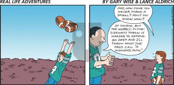 Real Life Adventures on Sunday November 10, 2013 Comic Strip