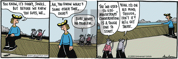 Overboard on Friday August 14, 2015 Comic Strip