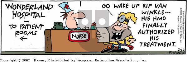 Frank and Ernest - Wednesday February 12, 2003 Comic Strip