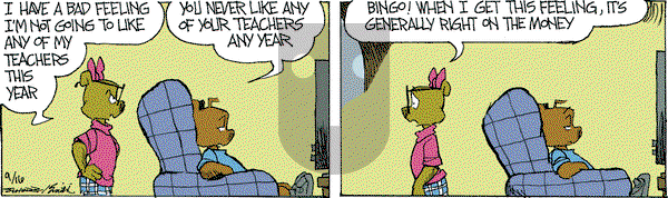 The Grizzwells on Monday September 16, 2019 Comic Strip