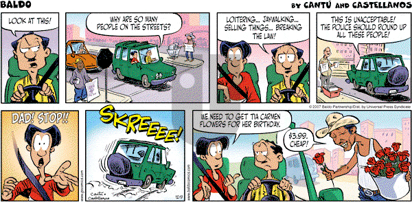 Baldo - Sunday December 9, 2007 Comic Strip