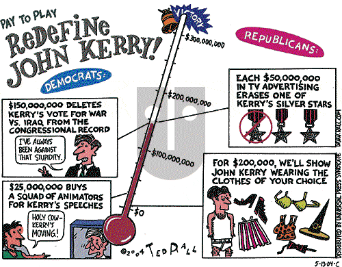 Ted Rall on Monday May 17, 2004 Comic Strip