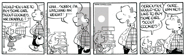Drabble on Wednesday February 8, 2006 Comic Strip