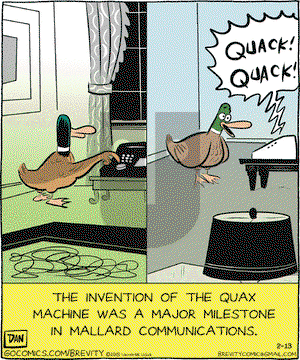 Brevity on Friday February 13, 2015 Comic Strip