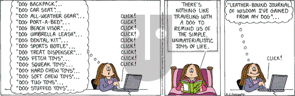 Cathy Classics on Tuesday August 5, 2003 Comic Strip