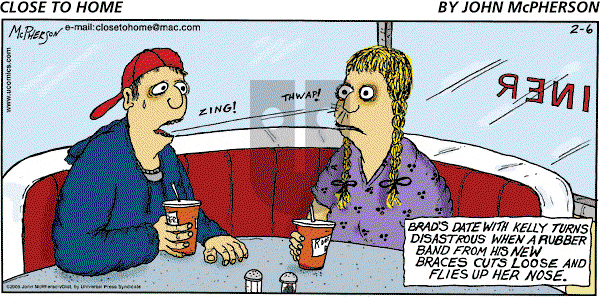 Close to Home on Sunday February 6, 2005 Comic Strip