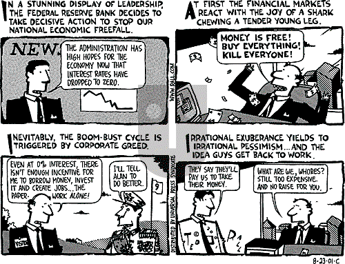 Ted Rall on Monday August 27, 2001 Comic Strip