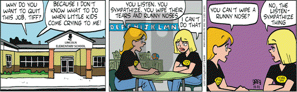 Luann on Monday November 11, 2013 Comic Strip