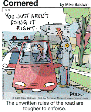 Cornered on Tuesday December 18, 2018 Comic Strip