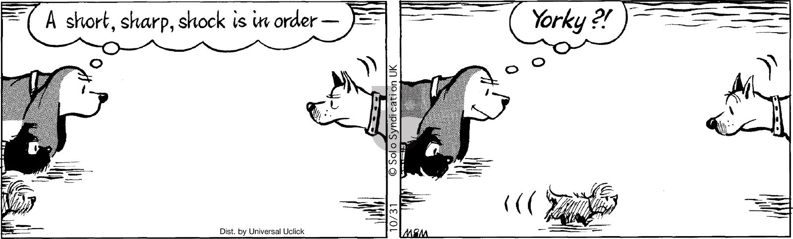 Fred Basset on Friday October 31, 2014 Comic Strip