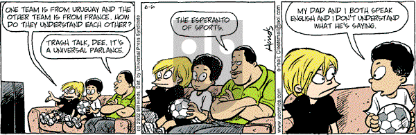Cleats - Thursday June 6, 2002 Comic Strip