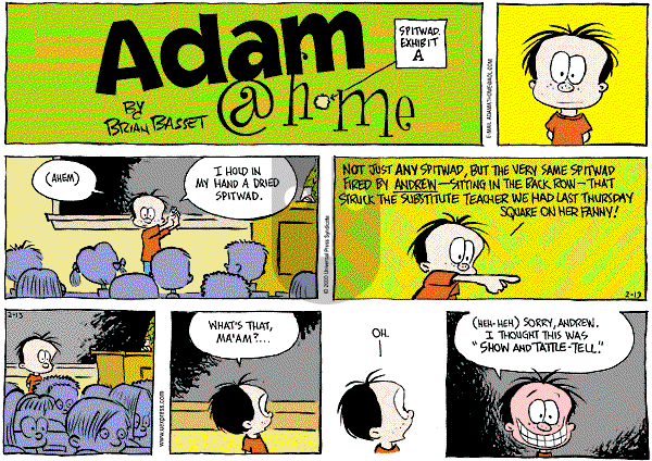 Adam@Home on Sunday February 13, 2000 Comic Strip