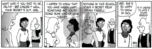 Luann on Saturday November 14, 1998 Comic Strip