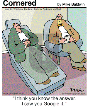 Cornered on Thursday November 1, 2018 Comic Strip