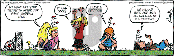 Cleats on Saturday June 7, 2008 Comic Strip