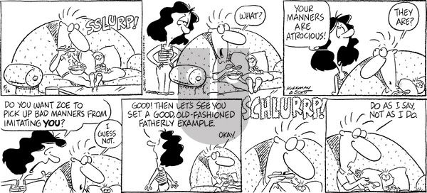 Baby Blues on Sunday August 26, 1990 Comic Strip