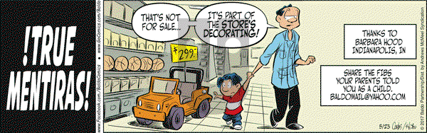 Baldo on Tuesday May 23, 2017 Comic Strip