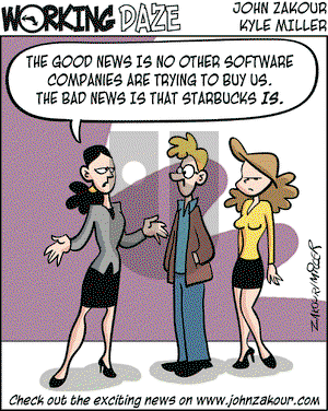 Working Daze on Wednesday January 23, 2008 Comic Strip