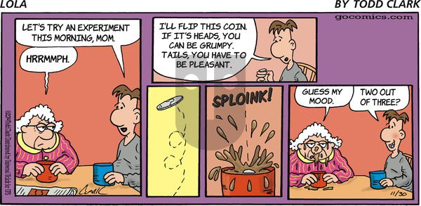 Lola on Sunday November 30, 2014 Comic Strip