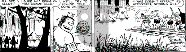 Alley Oop on Thursday November 12, 1998 Comic Strip