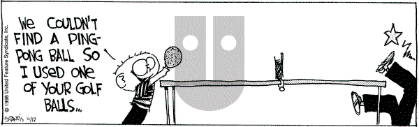 The Buckets on Thursday April 30, 1998 Comic Strip