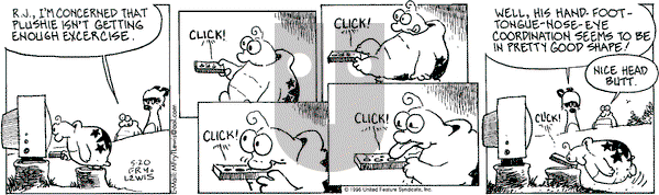 Over the Hedge on Monday May 20, 1996 Comic Strip