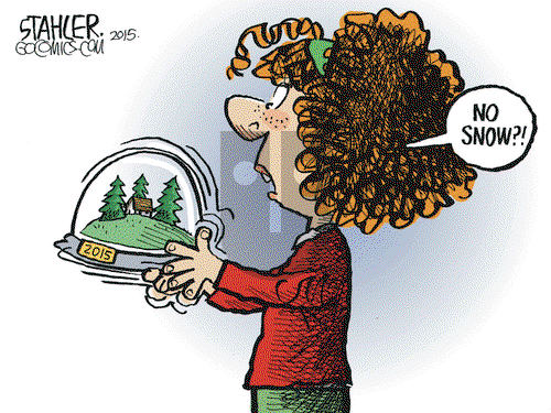 Jeff Stahler on Wednesday December 23, 2015 Comic Strip