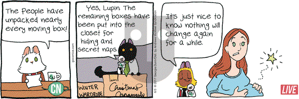 Breaking Cat News on Saturday June 3, 2017 Comic Strip