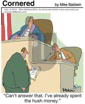 Cornered on Thursday September 24, 2015 Comic Strip
