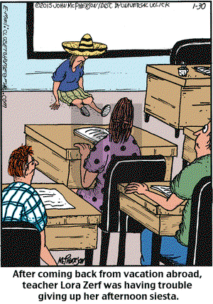 Close to Home on Friday January 30, 2015 Comic Strip