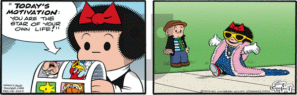 Nancy on Monday December 14, 2015 Comic Strip