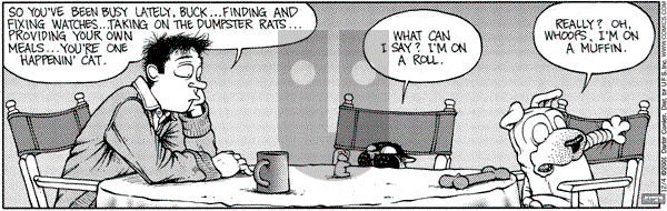 Get Fuzzy - Tuesday December 4, 2001 Comic Strip