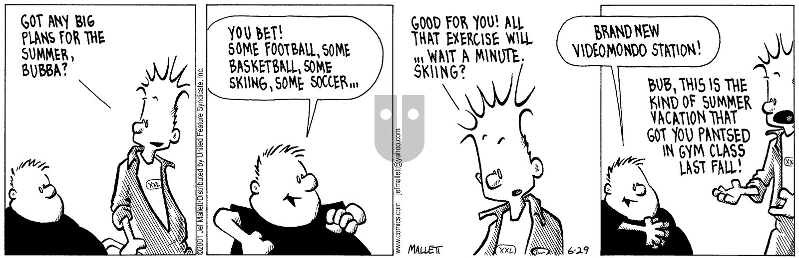 Frazz - Friday June 29, 2001 Comic Strip