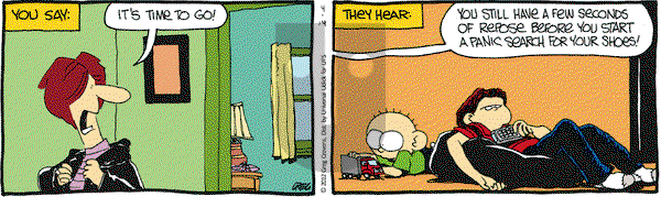 The Buckets on Saturday April 14, 2012 Comic Strip