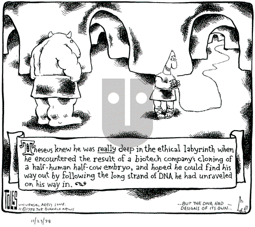 Tom Toles on Monday November 23, 1998 Comic Strip