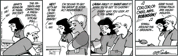 Doonesbury on Thursday February 25, 1988 Comic Strip