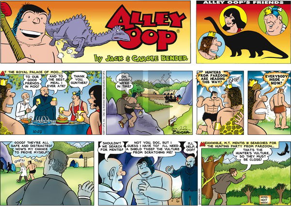 Alley Oop on Sunday October 29, 2017 Comic Strip