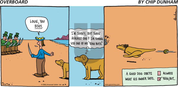Overboard on Sunday January 24, 2016 Comic Strip