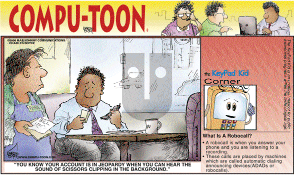 Compu-toon on Saturday January 10, 2009 Comic Strip