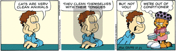 Garfield on Thursday October 21, 2004 Comic Strip