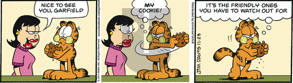 Garfield on Wednesday November 23, 2011 Comic Strip