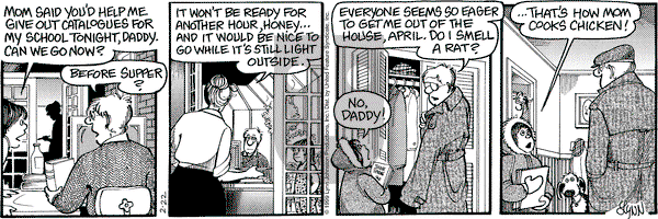 For Better or For Worse on Monday February 22, 1999 Comic Strip