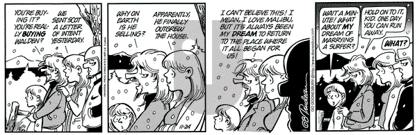 Doonesbury on Monday November 24, 1997 Comic Strip