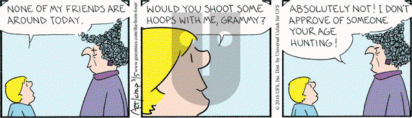 The Born Loser on Saturday March 5, 2016 Comic Strip