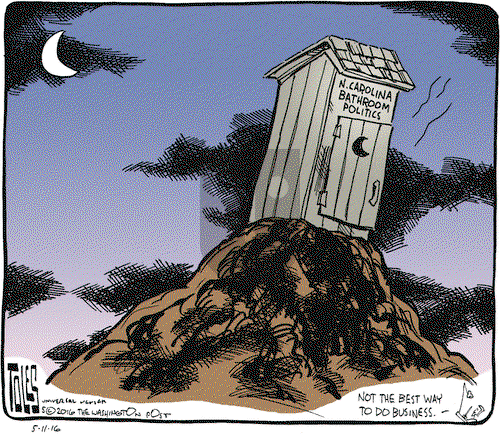 Tom Toles on Wednesday May 11, 2016 Comic Strip