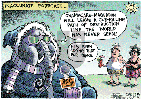 Rob Rogers on Thursday January 29, 2015 Comic Strip
