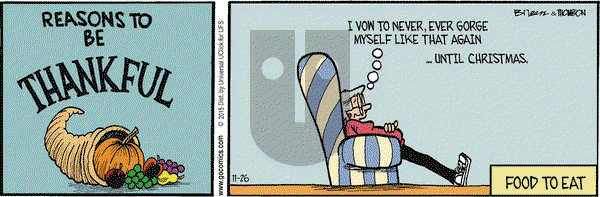 Grand Avenue on Thursday November 26, 2015 Comic Strip