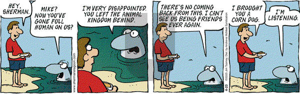 Sherman's Lagoon on Wednesday April 23, 2025 Comic Strip