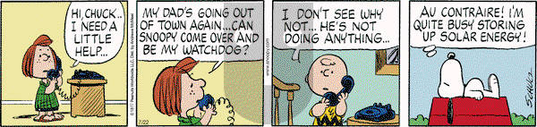 Peanuts - Monday July 22, 2024 Comic Strip