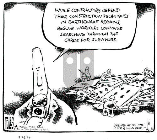 Tom Toles on Thursday September 23, 1999 Comic Strip